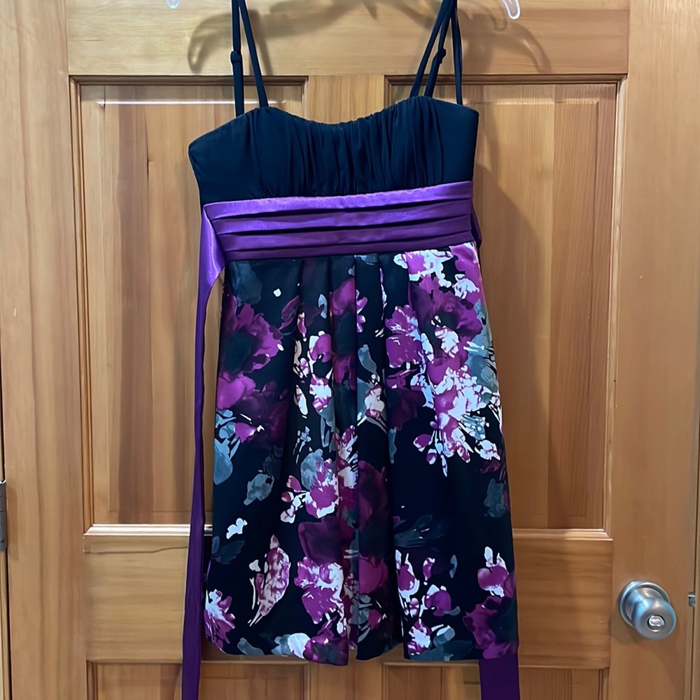 Purple homecoming dress
